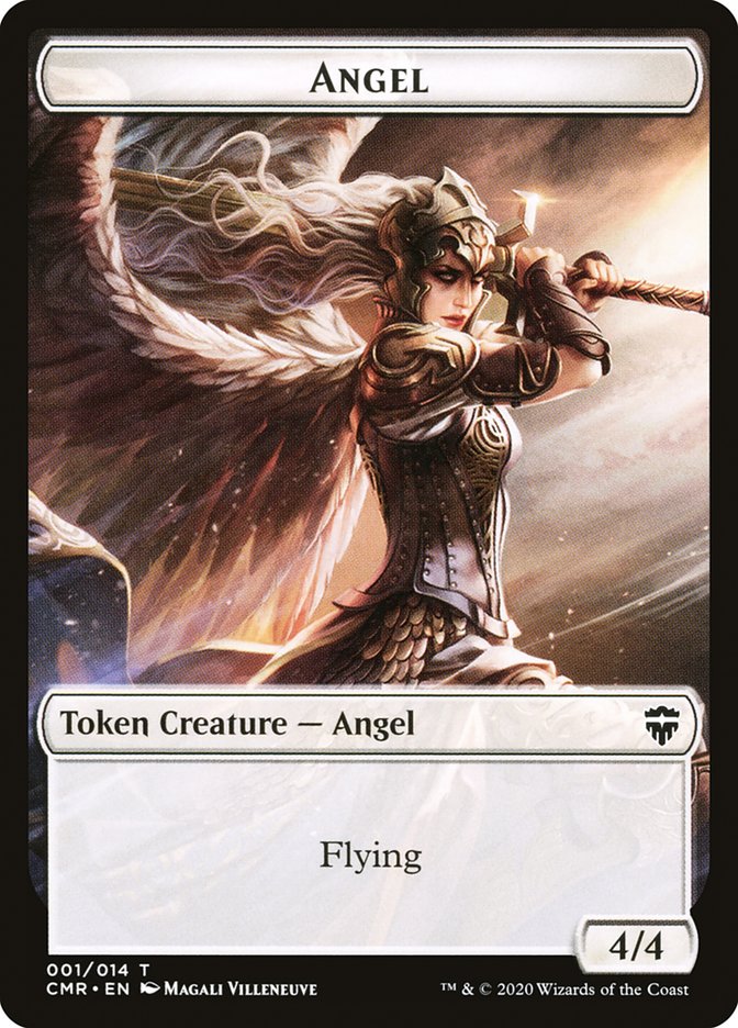 Angel Token [Commander Legends Tokens] | Exor Games Summserside