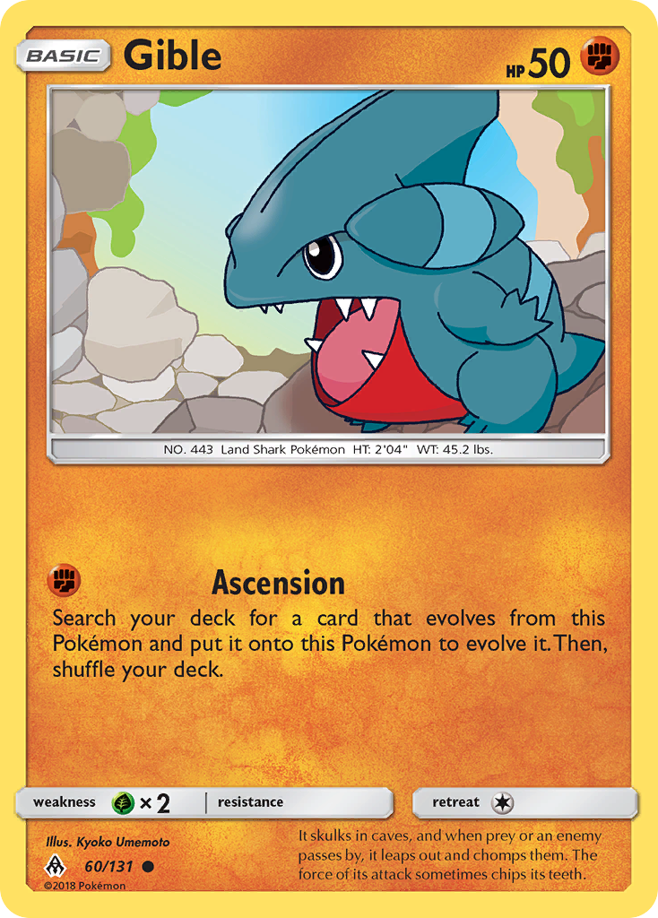 Gible (60/131) [Sun & Moon: Forbidden Light] | Exor Games Summserside