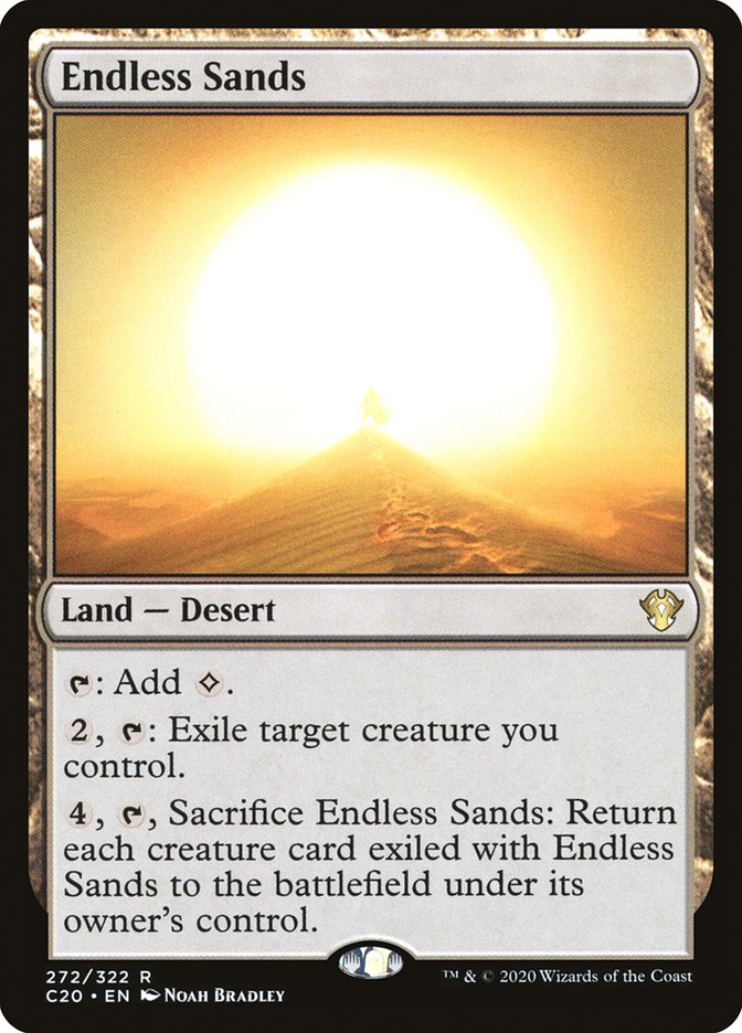 Endless Sands [Commander 2020] | Exor Games Summserside