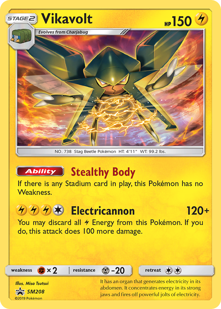 Vikavolt (SM208) [Sun & Moon: Black Star Promos] | Exor Games Summserside