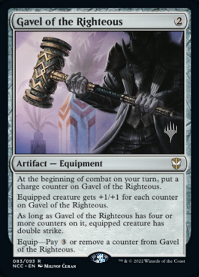 Gavel of the Righteous (Promo Pack) [Streets of New Capenna Commander Promos] | Exor Games Summserside