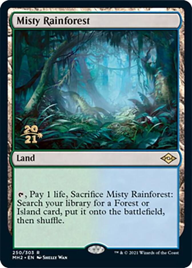Misty Rainforest [Modern Horizons 2 Prerelease Promos] | Exor Games Summserside