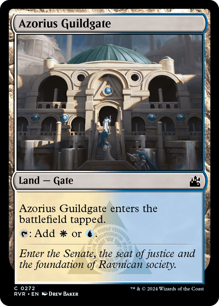 Azorius Guildgate [Ravnica Remastered] | Exor Games Summserside