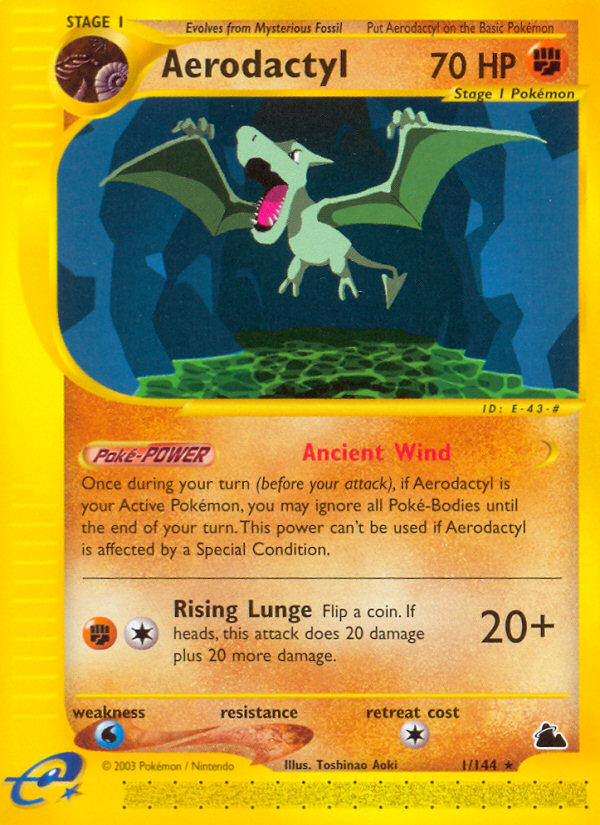 Aerodactyl (1/144) [Skyridge] | Exor Games Summserside