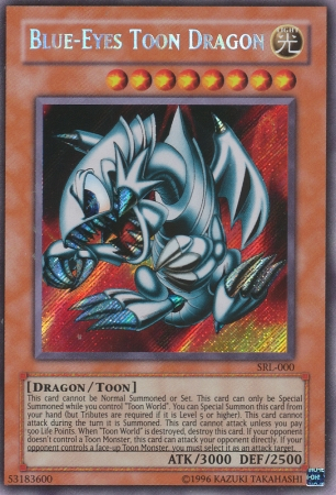 Blue-Eyes Toon Dragon [SRL-000] Secret Rare | Exor Games Summserside