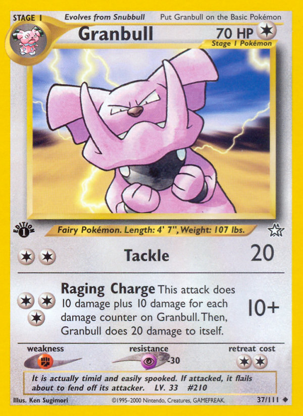 Granbull (37/111) [Neo Genesis 1st Edition] | Exor Games Summserside