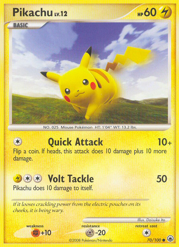 Pikachu (70/100) [Diamond & Pearl: Majestic Dawn] | Exor Games Summserside