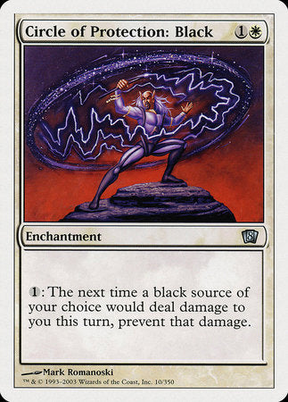 Circle of Protection: Black [Eighth Edition] | Exor Games Summserside