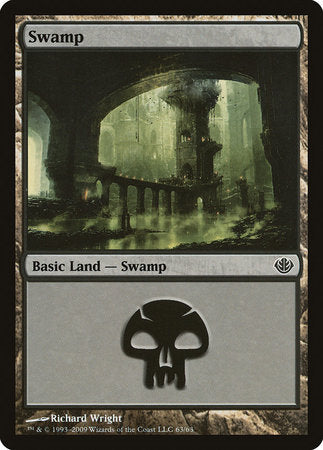 Swamp (63) [Duel Decks: Garruk vs. Liliana] | Exor Games Summserside