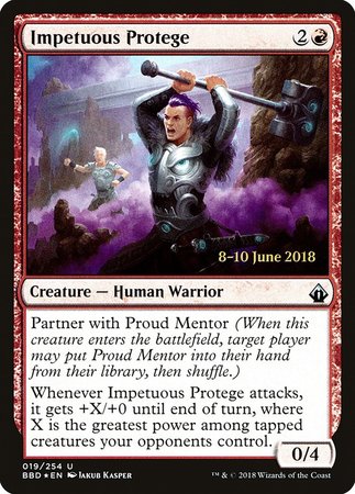 Impetuous Protege [Battlebond Promos] | Exor Games Summserside