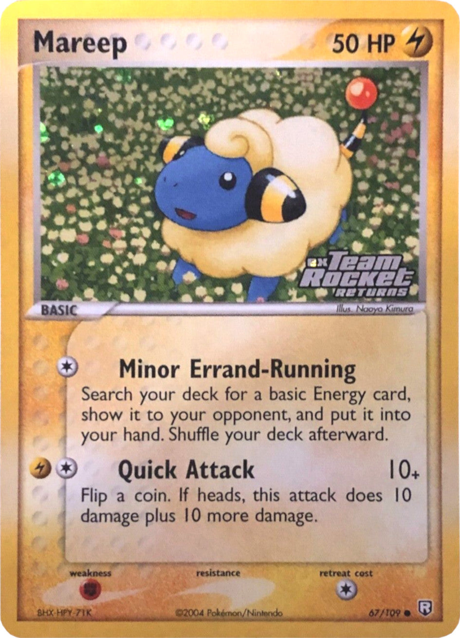 Mareep (67/109) (Stamped) [EX: Team Rocket Returns] | Exor Games Summserside