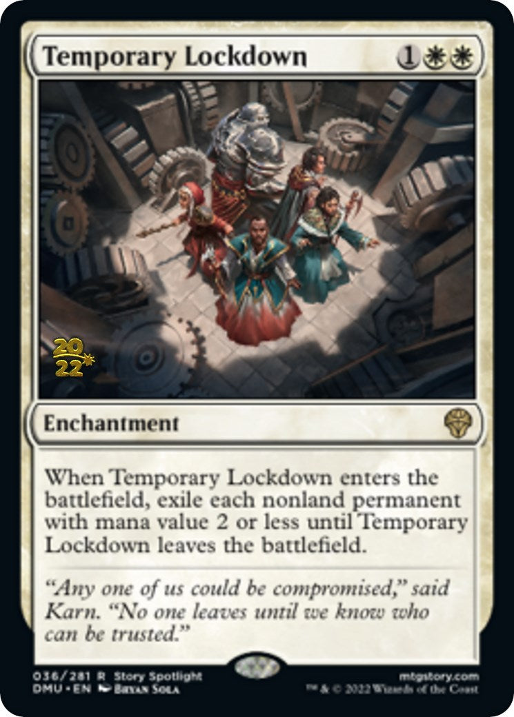 Temporary Lockdown [Dominaria United Prerelease Promos] | Exor Games Summserside