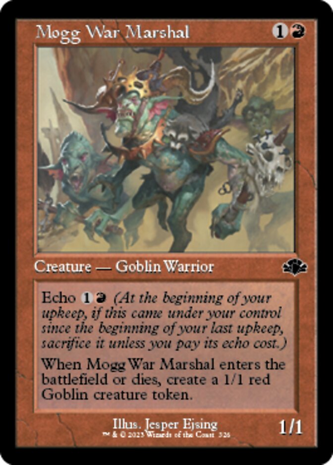 Mogg War Marshal (Retro) [Dominaria Remastered] | Exor Games Summserside