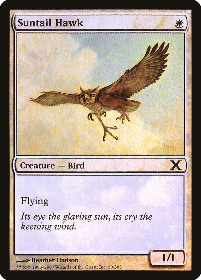 Suntail Hawk (Premium Foil) [Tenth Edition] | Exor Games Summserside