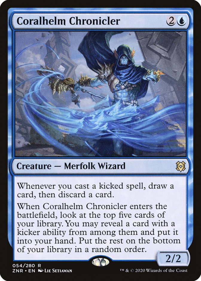 Coralhelm Chronicler [Zendikar Rising] | Exor Games Summserside