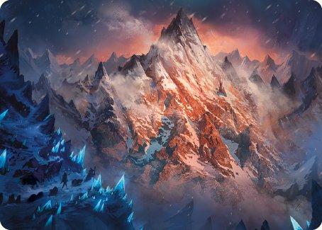 Mountain Art Card [The Lord of the Rings: Tales of Middle-earth Art Series] | Exor Games Summserside