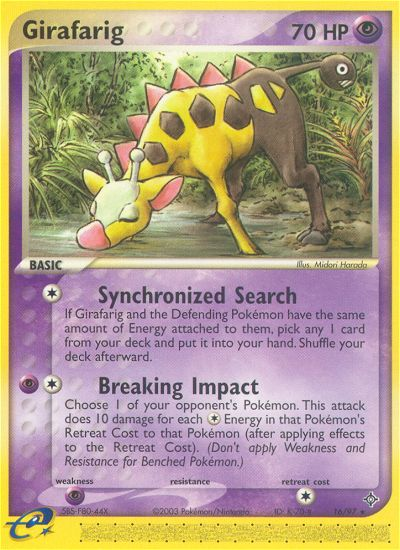 Girafarig (16/97) [EX: Dragon] | Exor Games Summserside