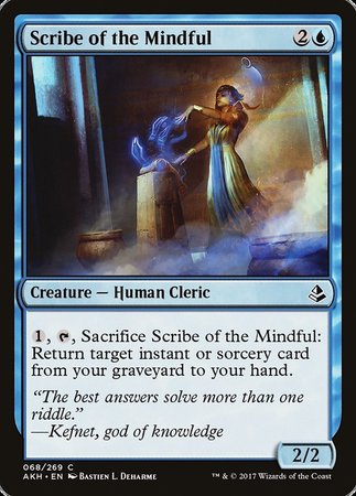 Scribe of the Mindful [Amonkhet] | Exor Games Summserside