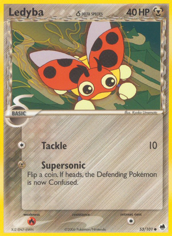Ledyba (53/101) (Delta Species) [EX: Dragon Frontiers] | Exor Games Summserside