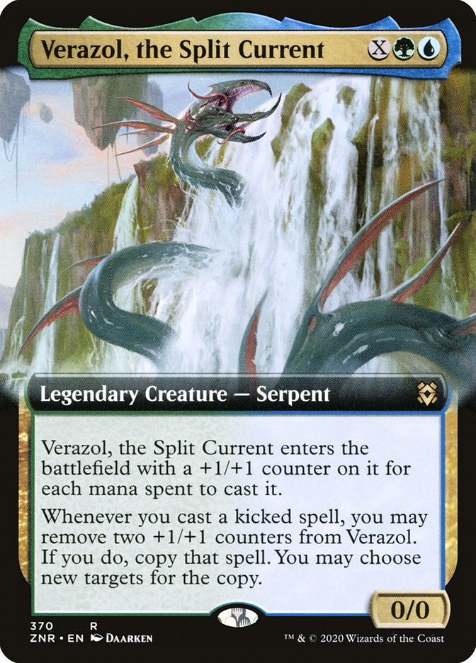 Verazol, the Split Current (Extended Art) [Zendikar Rising] | Exor Games Summserside