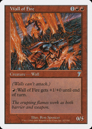 Wall of Fire [Seventh Edition] | Exor Games Summserside