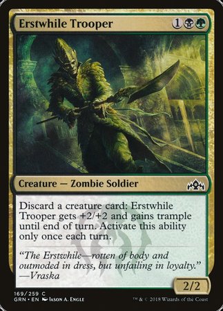Erstwhile Trooper [Guilds of Ravnica] | Exor Games Summserside