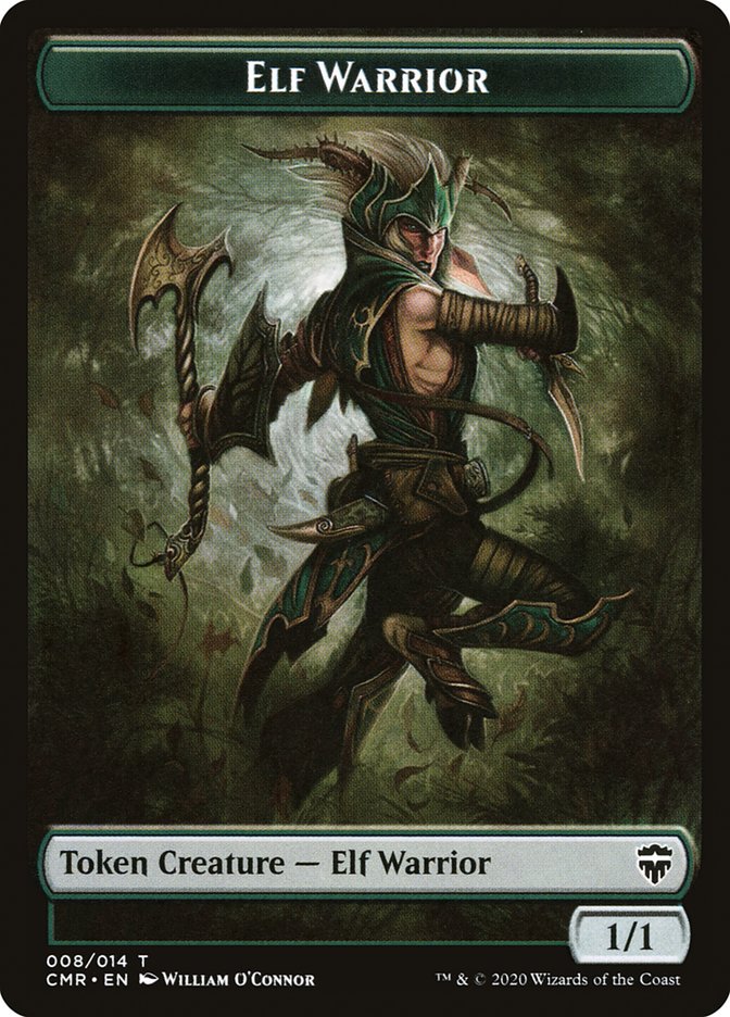 Copy (013) // Elf Warrior Token [Commander Legends Tokens] | Exor Games Summserside