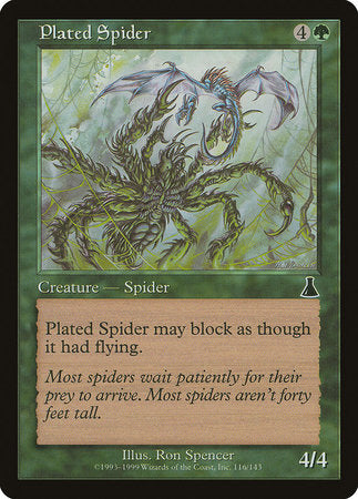 Plated Spider [Urza's Destiny] | Exor Games Summserside