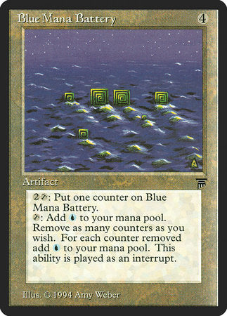 Blue Mana Battery [Legends] | Exor Games Summserside