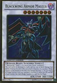 Blackwing Armor Master [GLD3-EN038] Gold Rare | Exor Games Summserside