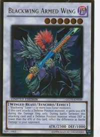 Blackwing Armed Wing [GLD3-EN039] Gold Rare | Exor Games Summserside