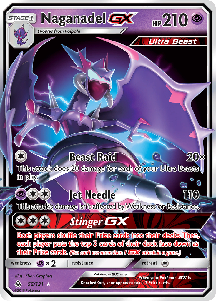 Naganadel GX (56/131) [Sun & Moon: Forbidden Light] | Exor Games Summserside