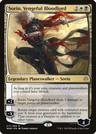 Sorin, Vengeful Bloodlord [War of the Spark] | Exor Games Summserside