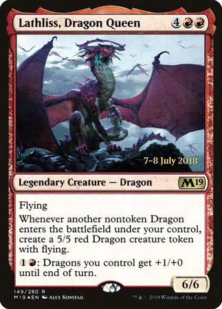 Lathliss, Dragon Queen [Core Set 2019 Promos] | Exor Games Summserside