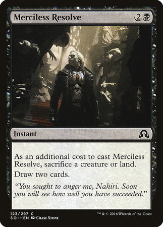 Merciless Resolve [Shadows over Innistrad] | Exor Games Summserside