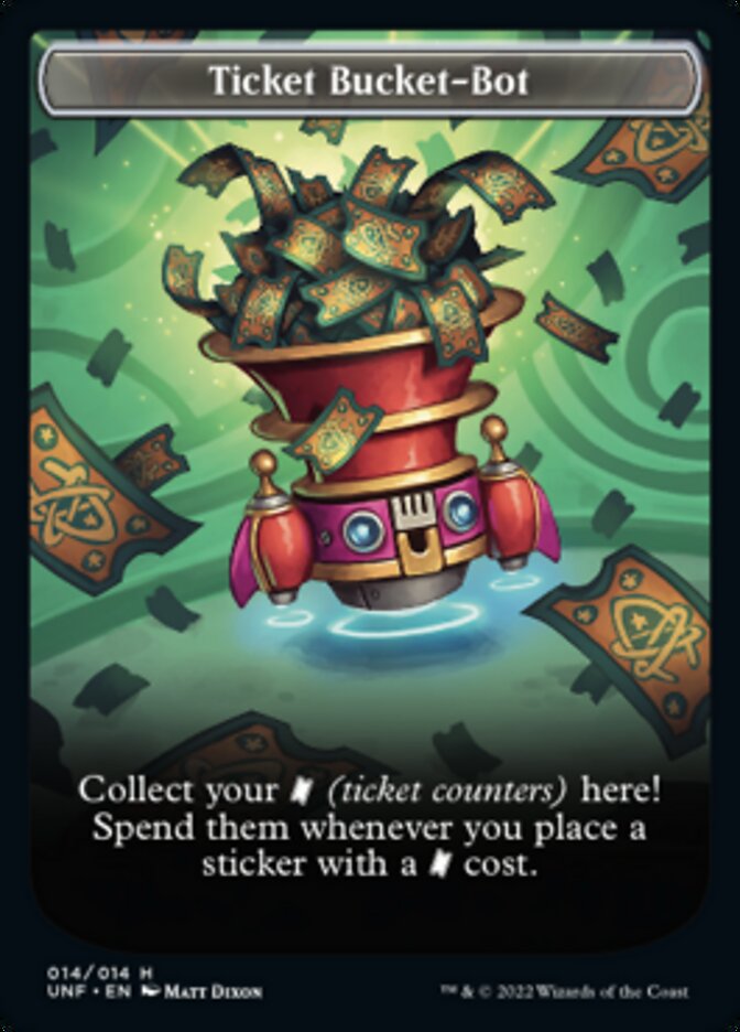 Ticket Bucket-Bot Token [Unfinity Tokens] | Exor Games Summserside