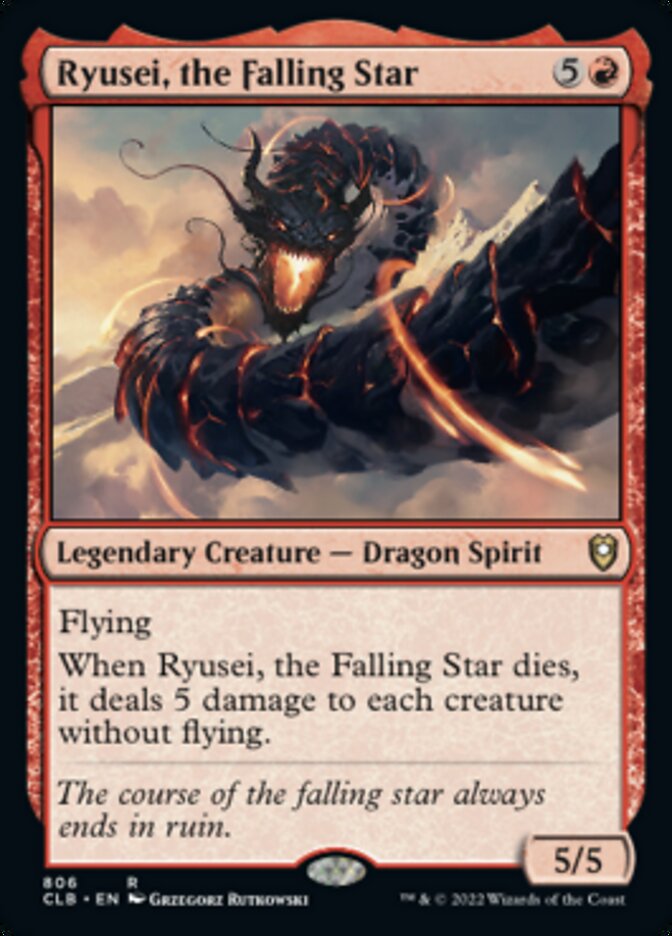 Ryusei, the Falling Star [Commander Legends: Battle for Baldur's Gate] | Exor Games Summserside