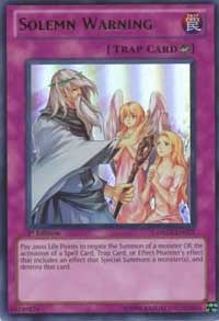 Solemn Warning [DREV-EN077] Ultra Rare | Exor Games Summserside