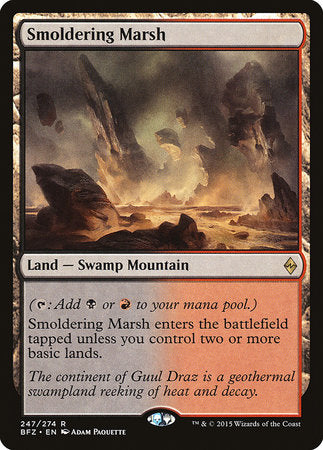 Smoldering Marsh [Battle for Zendikar] | Exor Games Summserside