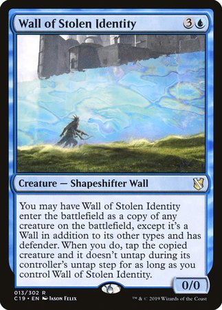 Wall of Stolen Identity [Commander 2019] | Exor Games Summserside