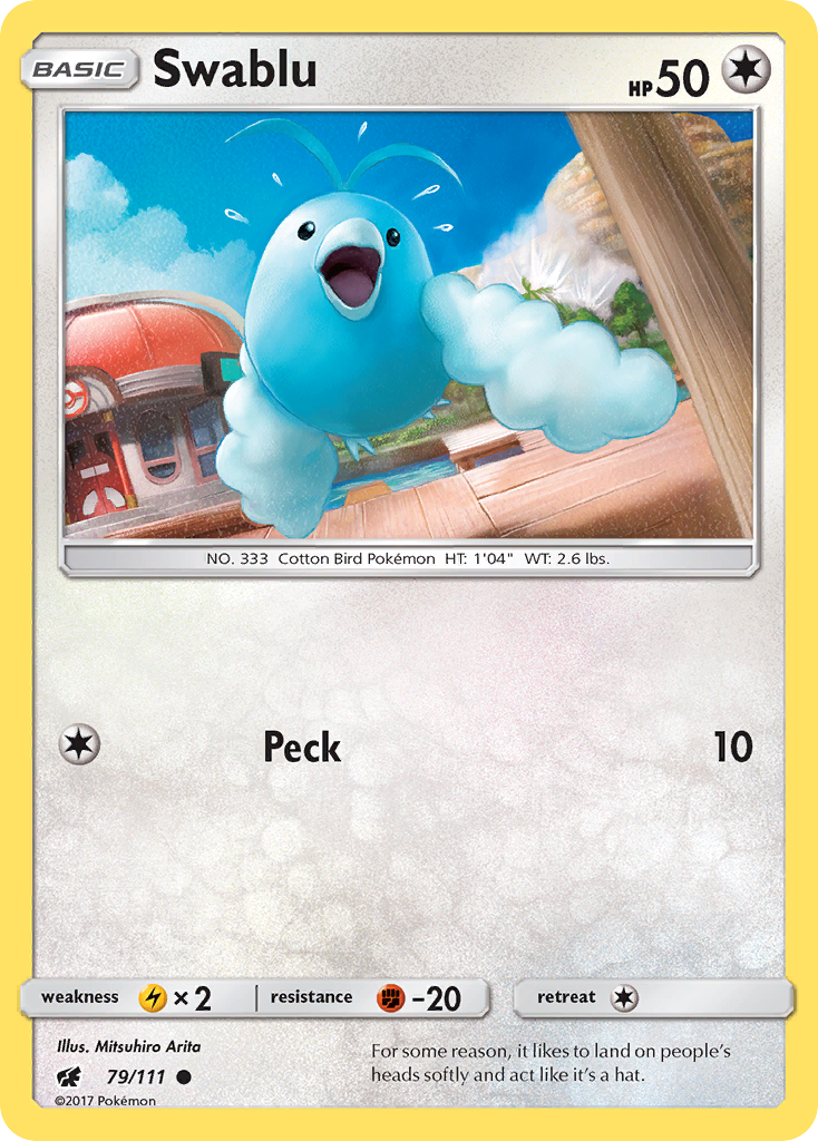 Swablu (79/111) [Sun & Moon: Crimson Invasion] | Exor Games Summserside
