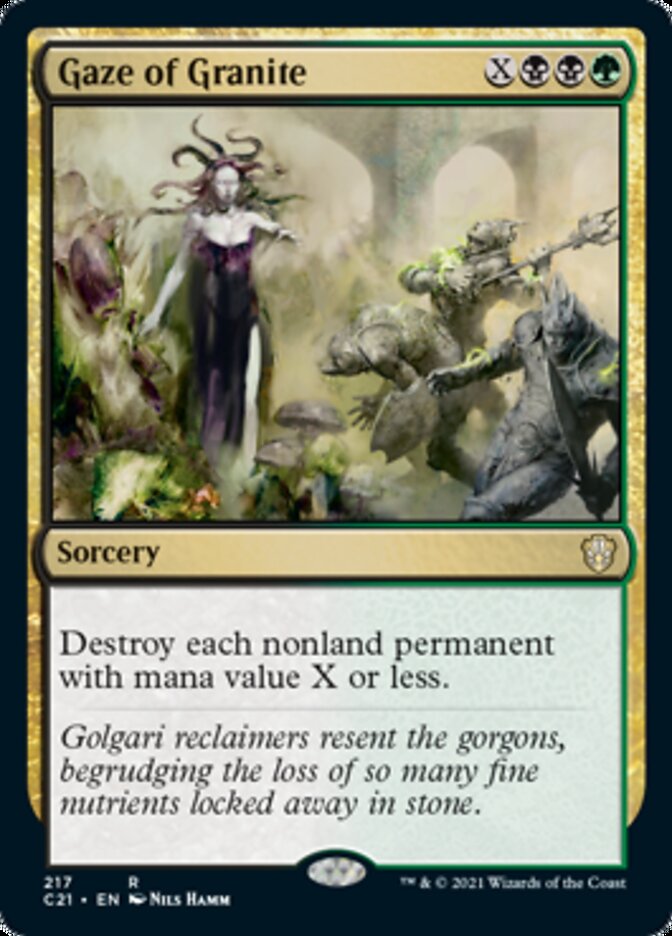 Gaze of Granite [Commander 2021] | Exor Games Summserside
