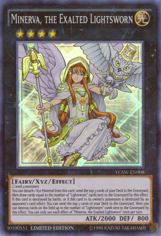 Minerva, the Exalted Lightsworn [YCSW-EN008] Super Rare | Exor Games Summserside