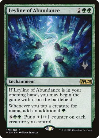 Leyline of Abundance [Core Set 2020 Promos] | Exor Games Summserside