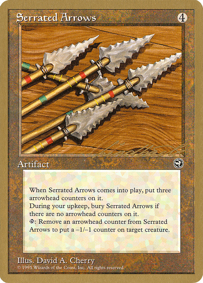 Serrated Arrows (Leon Lindback) [Pro Tour Collector Set] | Exor Games Summserside