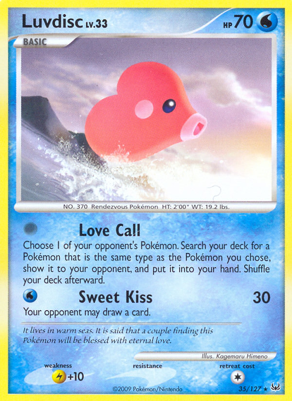 Luvdisc (35/127) [Platinum: Base Set] | Exor Games Summserside