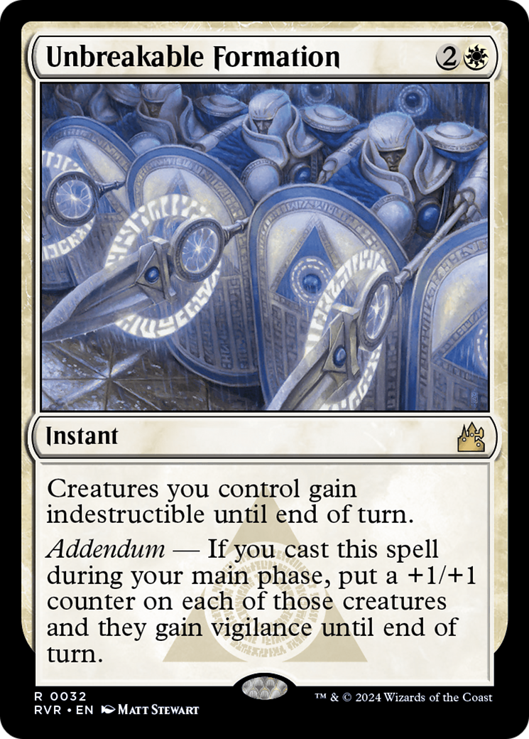 Unbreakable Formation [Ravnica Remastered] | Exor Games Summserside