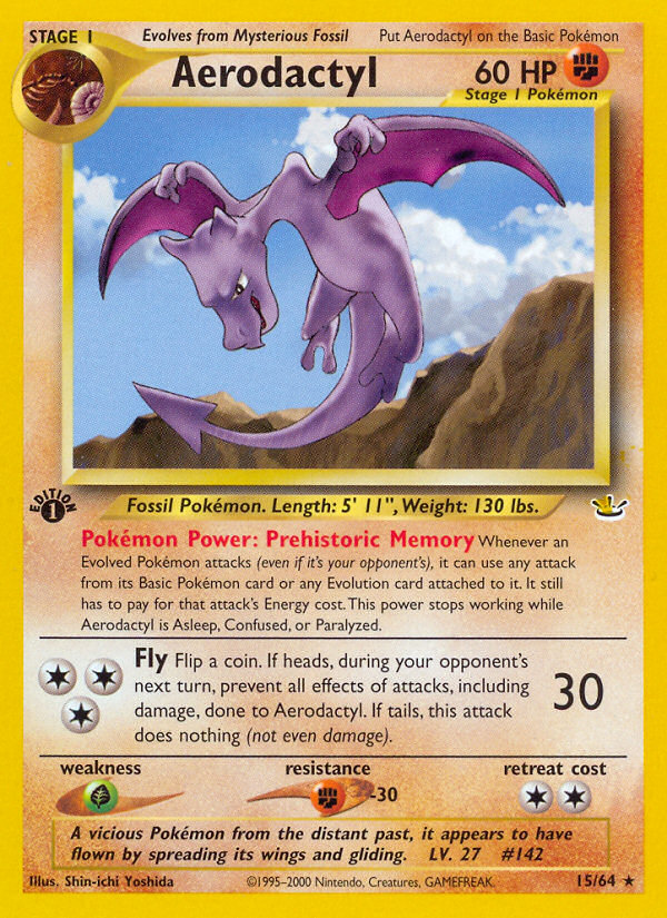 Aerodactyl (15/64) [Neo Revelation 1st Edition] | Exor Games Summserside