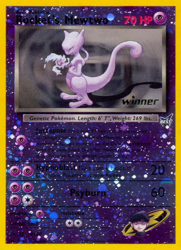 Rocket's Mewtwo (8) [Best of Promos] | Exor Games Summserside