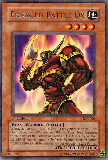 Enraged Battle Ox [IOC-070] Rare | Exor Games Summserside